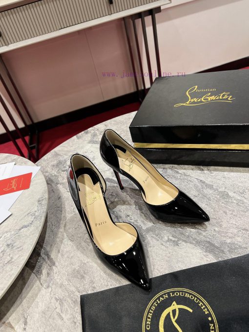 Classic Side Empty Single Shoes ∙ ꫛꫀ w ︎ ️Classic KATE series 10cm high heels, glossy patent4sbnm2w3 - Image 2
