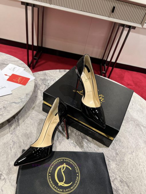 Classic Side Empty Single Shoes ∙ ꫛꫀ w ︎ ️Classic KATE series 10cm high heels, glossy patent4sbnm2w3 - Image 3
