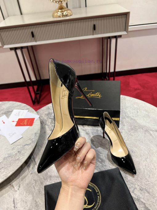 Classic Side Empty Single Shoes ∙ ꫛꫀ w ︎ ️Classic KATE series 10cm high heels, glossy patent4sbnm2w3 - Image 4