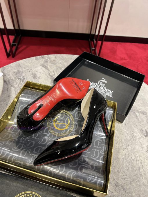 Classic Side Empty Single Shoes ∙ ꫛꫀ w ︎ ️Classic KATE series 10cm high heels, glossy patentbfnl0ypk - Image 8