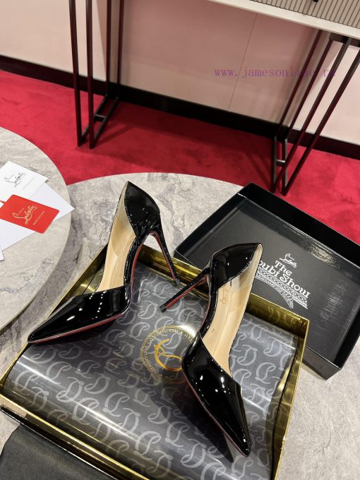 Classic Side Empty Single Shoes ∙ ꫛꫀ w ︎ ️Classic KATE series 10cm high heels, glossy patent4sbnm2w3 - Image 6