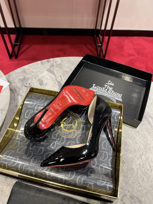 Classic Side Empty Single Shoes ∙ ꫛꫀ w ︎ ️Classic KATE series 10cm high heels, glossy patent4sbnm2w3 - Image 9