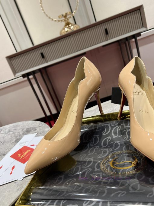 Classic Wave Shoes ∙ ꫛꫀ w ︎ ️Classic KATE series 10cm high heels, glossy patent leather brinsisbeh5o - Image 9