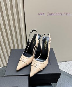 Top quality 𝗦𝗔𝗜𝗡𝗧𝗟𝗔𝗨𝗥𝗘𝗡 * 23/Autumn/Winter YSL Saint Laurent pointed high heelsOnly YSL undejuquscla
