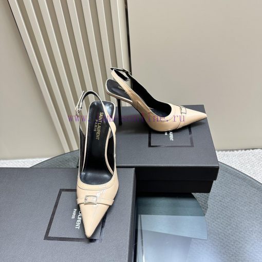 Top quality 𝗦𝗔𝗜𝗡𝗧𝗟𝗔𝗨𝗥𝗘𝗡 * 23/Autumn/Winter YSL Saint Laurent pointed high heelsOnly YSL undejuquscla - Image 4