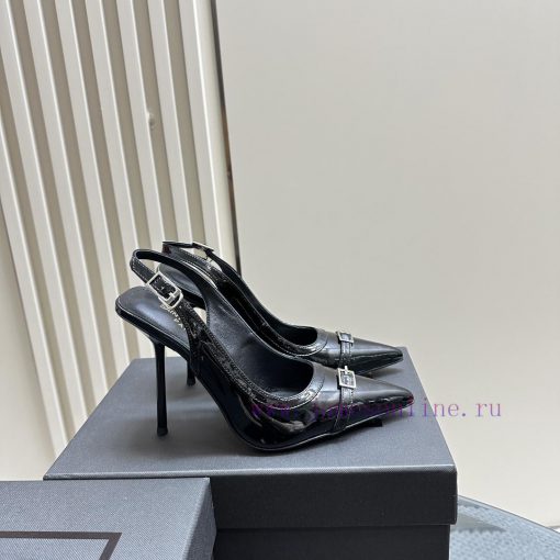 Top quality 𝗦𝗔𝗜𝗡𝗧𝗟𝗔𝗨𝗥𝗘𝗡 * 23/Autumn/Winter YSL Saint Laurent pointed high heelsOnly YSL undetkud496y - Image 3