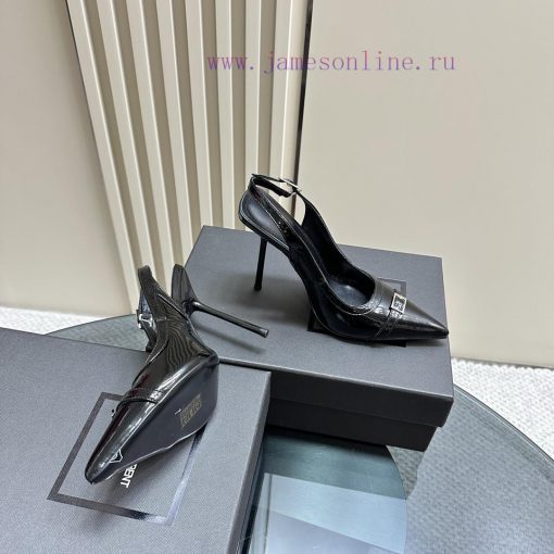 Top quality 𝗦𝗔𝗜𝗡𝗧𝗟𝗔𝗨𝗥𝗘𝗡 * 23/Autumn/Winter YSL Saint Laurent pointed high heelsOnly YSL undetkud496y - Image 5
