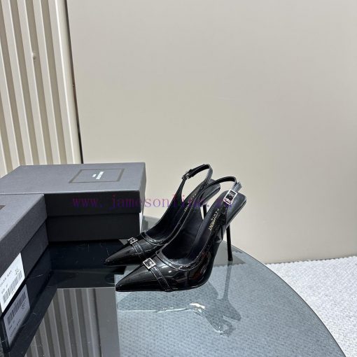 Top quality 𝗦𝗔𝗜𝗡𝗧𝗟𝗔𝗨𝗥𝗘𝗡 * 23/Autumn/Winter YSL Saint Laurent pointed high heelsOnly YSL undetkud496y - Image 6