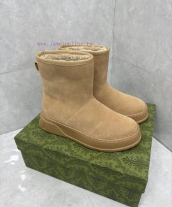 GG2024 new women's and ankle boots wool boots. This Cruise 2024 boot is both stable and luxuu8n2oyqf