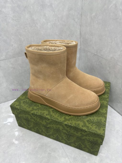 GG2024 new women's and ankle boots wool boots. This Cruise 2024 boot is both stable and luxuu8n2oyqf - Image 2
