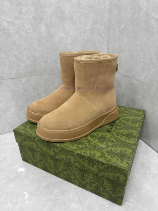 GG2024 new women's and ankle boots wool boots. This Cruise 2024 boot is both stable and luxuu8n2oyqf - Image 5