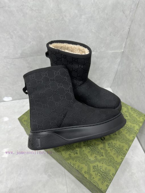 GG2024 new women's and ankle boots wool boots. This Cruise 2024 boot is both stable and luxusq003nk2 - Image 4