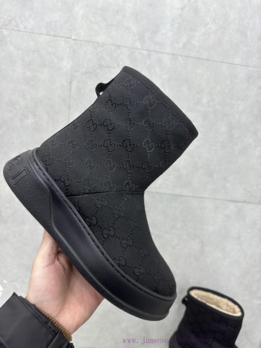 GG2024 new women's and ankle boots wool boots. This Cruise 2024 boot is both stable and luxusq003nk2 - Image 5