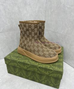 GG2024 new women's and ankle boots wool boots. This Cruise 2024 boot is both stable and luxu66xq2e4c