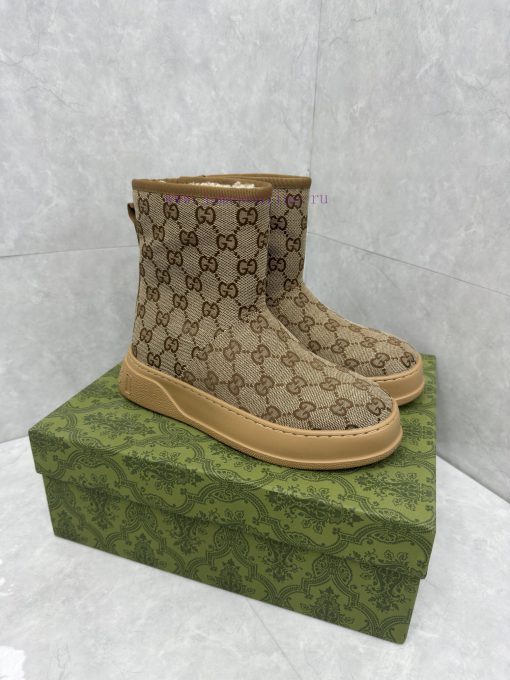 GG2024 new women's and ankle boots wool boots. This Cruise 2024 boot is both stable and luxu66xq2e4c - Image 2