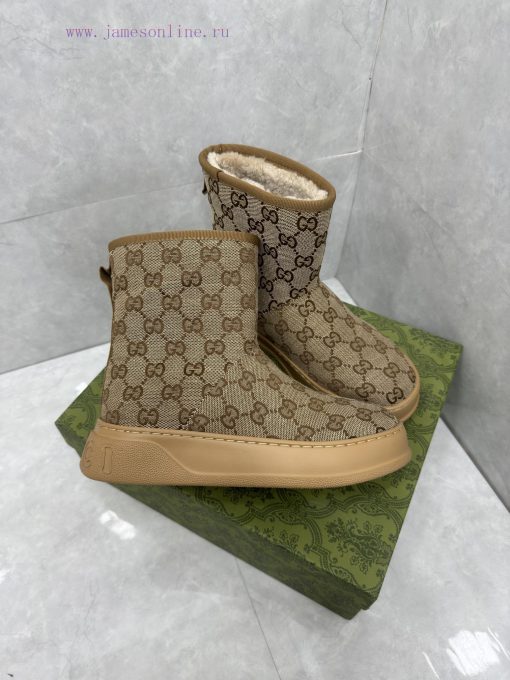 GG2024 new women's and ankle boots wool boots. This Cruise 2024 boot is both stable and luxu66xq2e4c - Image 3