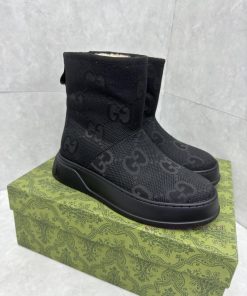 GG2024 new women's and ankle boots wool boots. This Cruise 2024 boot is both stable and luxujry93rm7