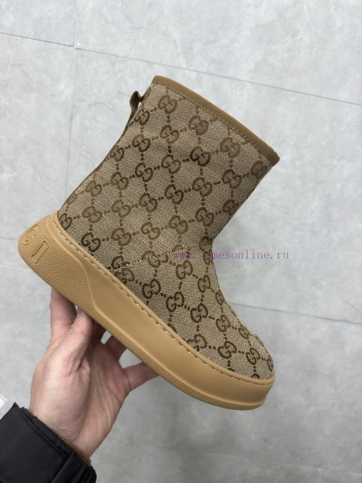 GG2024 new women's and ankle boots wool boots. This Cruise 2024 boot is both stable and luxu66xq2e4c - Image 6