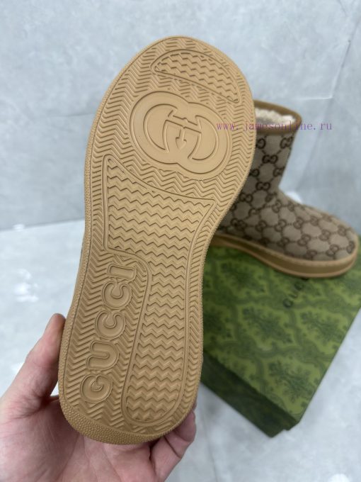 GG2024 new women's and ankle boots wool boots. This Cruise 2024 boot is both stable and luxu66xq2e4c - Image 9