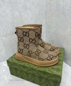 GG2024 new women's and ankle boots wool boots. This Cruise 2024 boot is both stable and luxu2qvofuxc