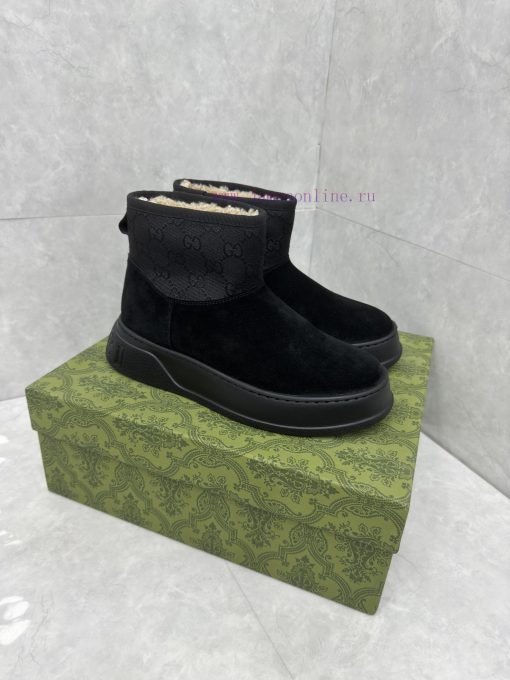 GG2024 new women's and ankle boots wool boots. This Cruise 2024 boot is both stable and luxufjyb7c2s - Image 2