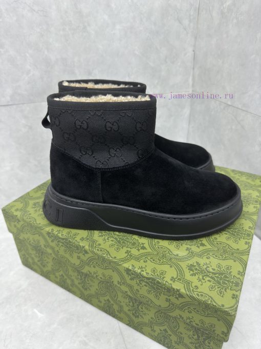 GG2024 new women's and ankle boots wool boots. This Cruise 2024 boot is both stable and luxufjyb7c2s - Image 4