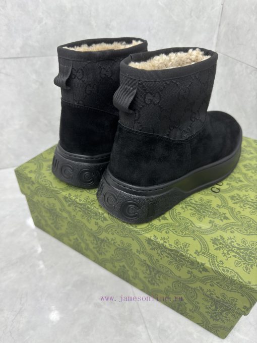 GG2024 new women's and ankle boots wool boots. This Cruise 2024 boot is both stable and luxufjyb7c2s - Image 6