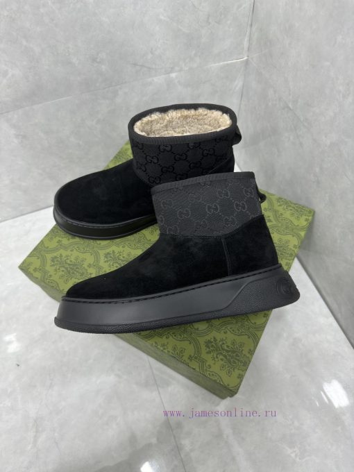 GG2024 new women's and ankle boots wool boots. This Cruise 2024 boot is both stable and luxufjyb7c2s - Image 7
