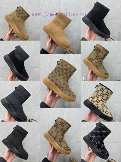 GG2024 new women's and ankle boots wool boots. This Cruise 2024 boot is both stable and luxufjyb7c2s - Image 10
