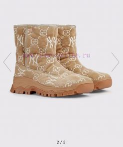 New GucciNY collaboration, winter mid top wool boots, snow bootsThe upper of this mid lengthirvg11k8