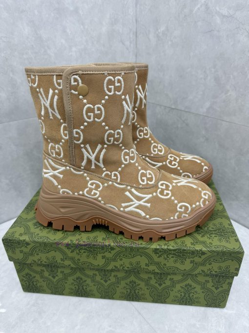 New GucciNY collaboration, winter mid top wool boots, snow bootsThe upper of this mid lengthirvg11k8 - Image 3