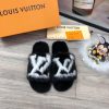 LV Home Limited Edition Full mink fur Home Hotel Slippers Fur SlippersThe entire shoe upper 3v8nyxjp