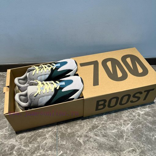 Top Adidas Origins Yeezy Boost 700 Grey White Black "Wave Runner" ️ Wearing Pure Grey Chalk ticc76vn - Image 3
