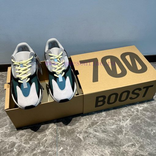 Top Adidas Origins Yeezy Boost 700 Grey White Black "Wave Runner" ️ Wearing Pure Grey Chalk ticc76vn - Image 5