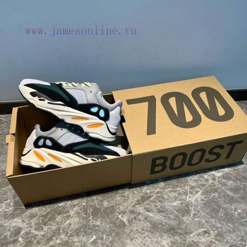 Top Adidas Origins Yeezy Boost 700 Grey White Black "Wave Runner" ️ Wearing Pure Grey Chalk ticc76vn - Image 7