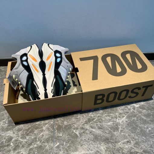 Top Adidas Origins Yeezy Boost 700 Grey White Black "Wave Runner" ️ Wearing Pure Grey Chalk ticc76vn - Image 8
