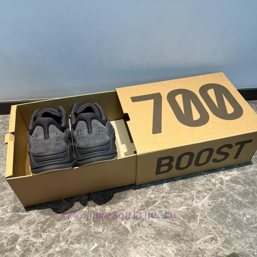 The top of the line adidas originals Yeezy boost 700 black "Utility Black" shoe features a pqangm75b - Image 9