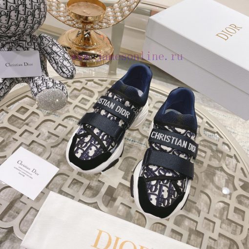 Dior Classic Series Casual Velcro SneakersThis D-Wander sports shoe showcases a modern urban7xyzl9c3 - Image 2