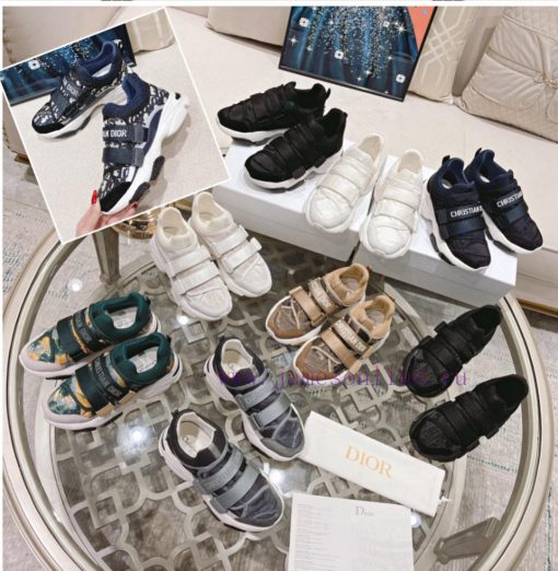 Dior Classic Series Casual Velcro SneakersThis D-Wander sports shoe showcases a modern urban3463hjmd - Image 10