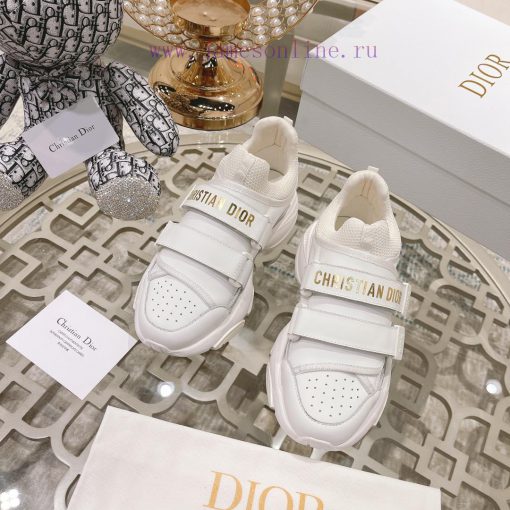 Dior Classic Series Leather Velcro Casual SneakersThis D-Wander sports shoe showcases a modevlz74r0s - Image 3