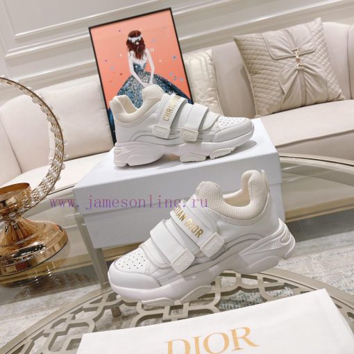 Dior Classic Series Leather Velcro Casual SneakersThis D-Wander sports shoe showcases a modevlz74r0s - Image 4
