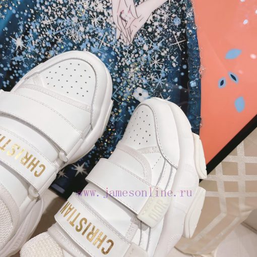 Dior Classic Series Leather Velcro Casual SneakersThis D-Wander sports shoe showcases a modevlz74r0s - Image 8