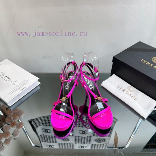 Versace 2024 Spring/Summer New Waterproof Platform Sandals High Heels————————————The Milan rq0897wm4 - Image 3