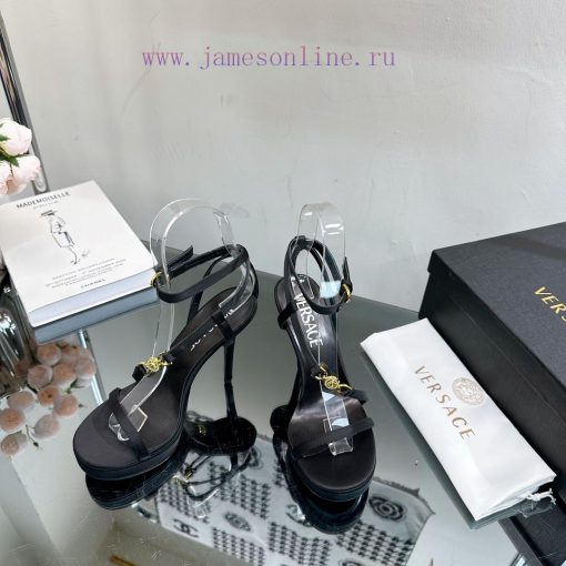 Versace 2024 Spring/Summer New Waterproof Platform Sandals High Heels————————————The Milan rovksjw1d - Image 9