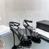 Versace 2024 Spring/Summer New Waterproof Platform Sandals High Heels———————————— The Milan vbh50w6z