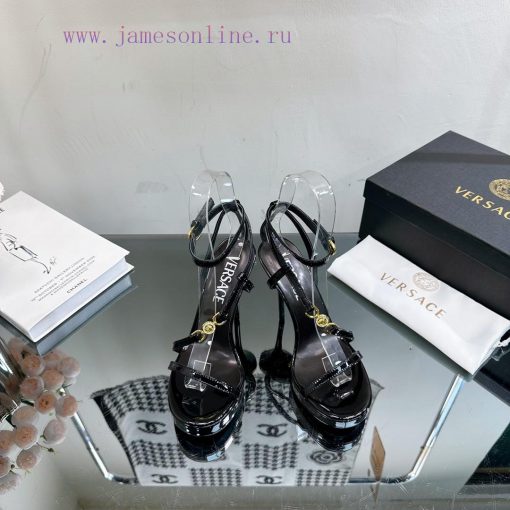 Versace 2024 Spring/Summer New Waterproof Platform Sandals High Heels———————————— The Milan vbh50w6z - Image 3