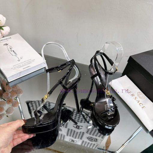 Versace 2024 Spring/Summer New Waterproof Platform Sandals High Heels———————————— The Milan vbh50w6z - Image 8