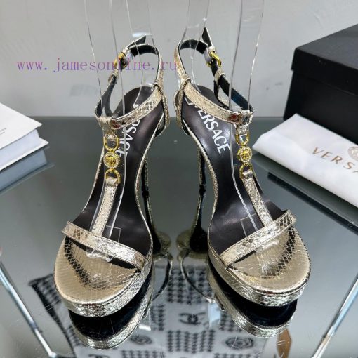 Versace 2024 Spring/Summer New Waterproof Platform Sandals High Heels————————————The Milan rmc6gp270 - Image 4