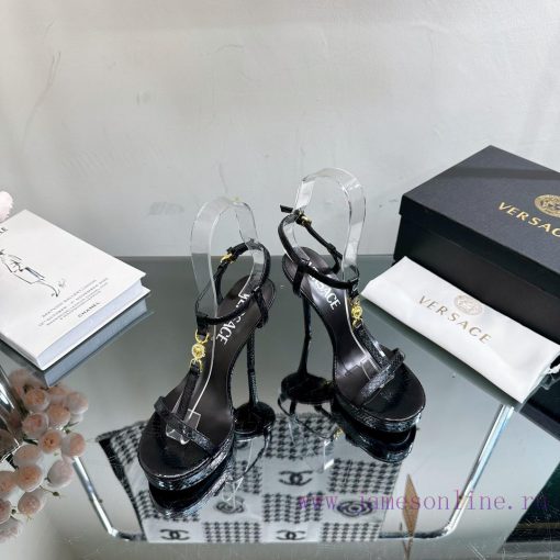 Versace 2024 Spring/Summer New Waterproof Platform Sandals High Heels————————————The Milan rfr6o8uqq - Image 6