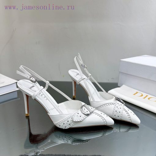 DIOR2024/𝐒𝐒𝐧𝐞𝐰 Spring/Summer New Product Vintage Electric Embroidery High Heels———————————Cogwb7i3yn - Image 4